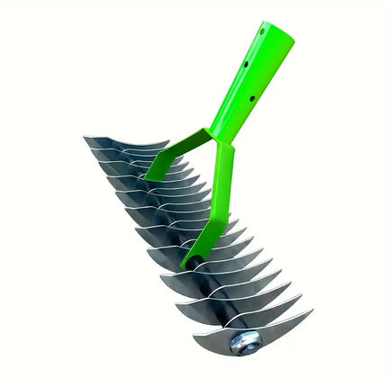 Dethatching Rake for Lawn, Thatch Rake with Long Handle – image 4