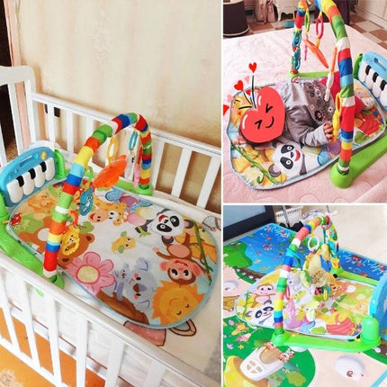 Baby Play Gym for Newborn, Infant Play Gym with Music and LED Lights