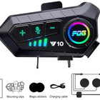 Motorcycle Helmet Bluetooth Headset, Waterproof Bluetooth for Motorcycle Helmet