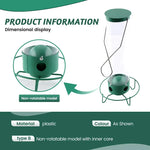 Tuzwa Squirrel-Proof Bird Feeder – Durable All-Weather Outdoor Wild Bird Feeder with Easy-Clean Tray