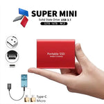 Tuzwa Portable SSD – Compact External Solid State Drive for File Storage, Data Transfer, Backup & Everyday Portable Storage