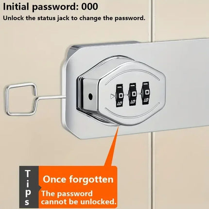 Cabinet Combination Lock Keyless 3 Digit, 4 or 5 Inch – image 4