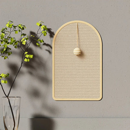 Cat Scratchers Sisal, Wall Mounted Cat Scratcher 3 in 1 with Hanging Ball Toy
