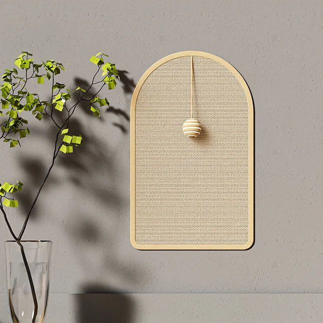 Cat Scratchers Sisal, Wall Mounted Cat Scratcher 3 in 1 with Hanging Ball Toy