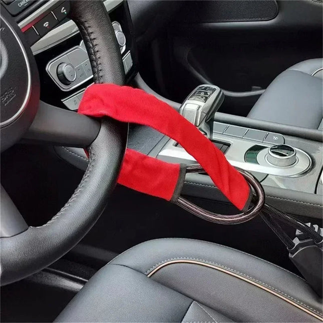 Steering Wheel Locks for Cars and SUVs, Anti Theft Steering Wheel Lock with Seat Belt Lock, Heavy Duty Car Anti Theft Device
