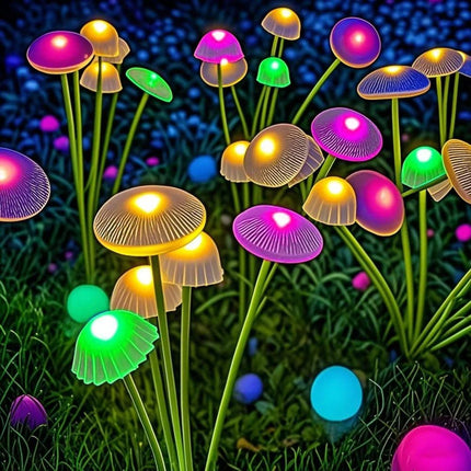 Outdoor Solar Lights, Mushroom Lights with Flexible Stalks – image 6