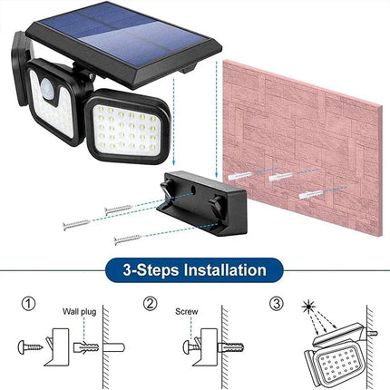 Motion Sensor Solar Light for Outdoor, IP65 Waterproof Solar Flood Light for Yard – image 6