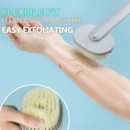Long Handle Back Scrubber with Soap Dispenser, Shower Brush with Soft Nylon Bristles – image 5