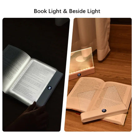 Book Light for Reading at Night, Rechargeable LED Reading Light with Timer