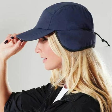 Winter Bomber Hat with Ear Flaps for Men and Women, Fleece Lined Water Repellent Trapper Hat, 4 Colors