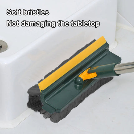 Long Handle Scrub Brush, Floor Scrub Brush with Stiff Bristles