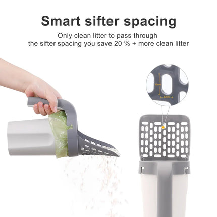 Litter Box Scooper with Sifting Design – image 4