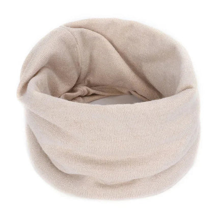 Cashmere Scarf Neck Warmer, Winter Neck Gaiter, Knitted Winter Scarf for Cold Weather