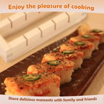 Tuzwa Wooden Sushi Maker Press – Traditional Sushi Mold for Homemade Rolls & Pressed Sushi, 21cm Kitchen Tool