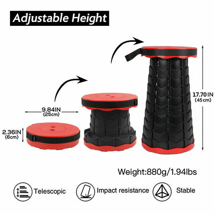 Lightweight Stool, Collapsible Stool for Camping