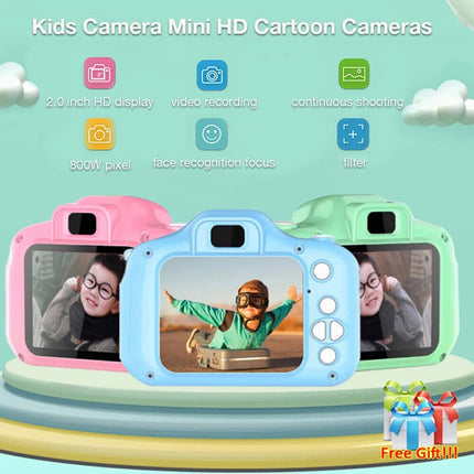 Vintage Mini Digital Camera for Kids, 1080P Video, 2.0 inch IPS Screen, 13mega pixels Retro Point and Shoot Camera