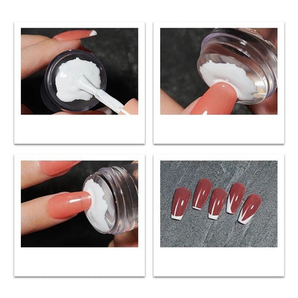 Nail Art Tools, Clear Jelly Silicone Nail Stamper and Scraper Set – image 4
