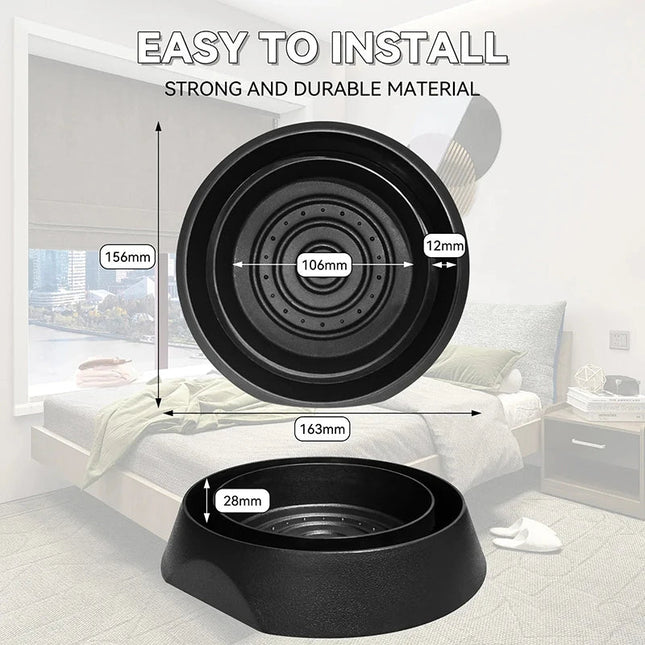 Bed Bug Traps for Furniture Legs, 4 Pack Bed Bug Interceptor Cups