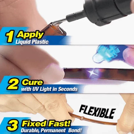UV Super Glue Pen with Light, Liquid Plastic Welder (2)