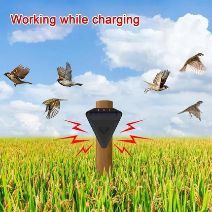Cat Repeller for Backyards, Solar Bird Repeller with 13 Predator Sounds – image 4