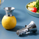 Tuzwa Manual Citrus Juicer – Stainless Steel Lemon & Lime Squeezer with Ergonomic Handles, Seed Filter & Easy-Clean Design