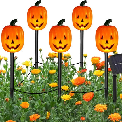 Solar Garden Lights Set of 5, Solar Halloween Lights with 8 Modes – image 5