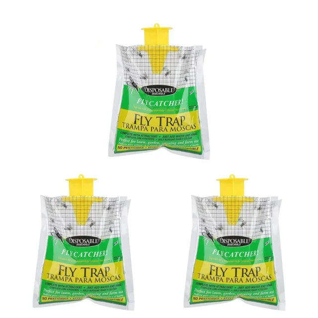 Outdoor Fly Trap, Disposable Fly Trap with Bait - image 5