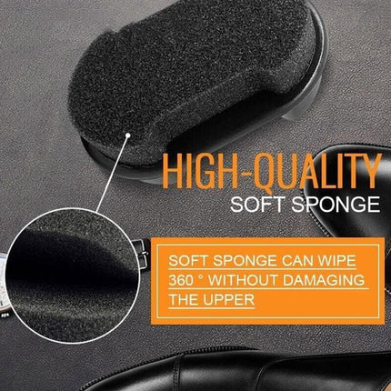 Shoe Polisher Dual Sponge, Instant Shine Leather Shoe Polish for Boots – image 6