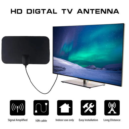 Adhesive Mount, Long Range HDTV Antenna