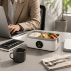Heated Lunch Box for Adults, Cordless Electric Lunch Box, Portable Food Warmer for Work and Travel