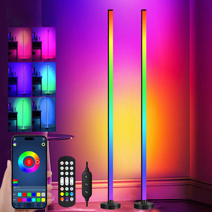 Floor Lamp for Bedroom, 4 ft Smart LED Floor Lamp with Music Sync