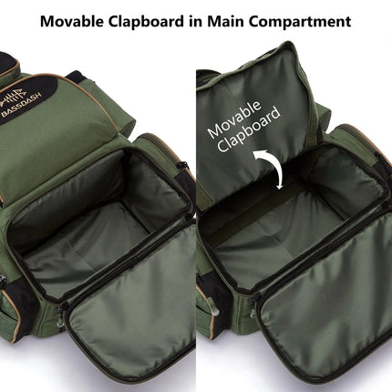 Fishing Backpack with Rod Holder, Waterproof Fishing Tackle Backpack – image 6