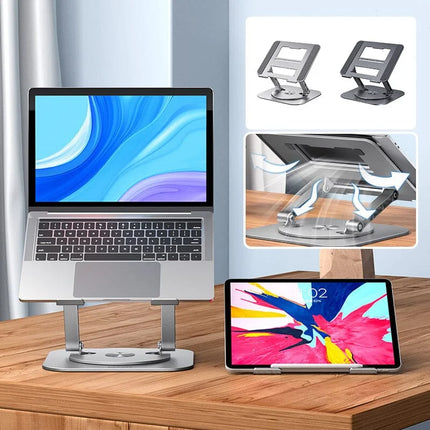Laptop Stand for Desk, Aluminum Tablet Stand – image 4