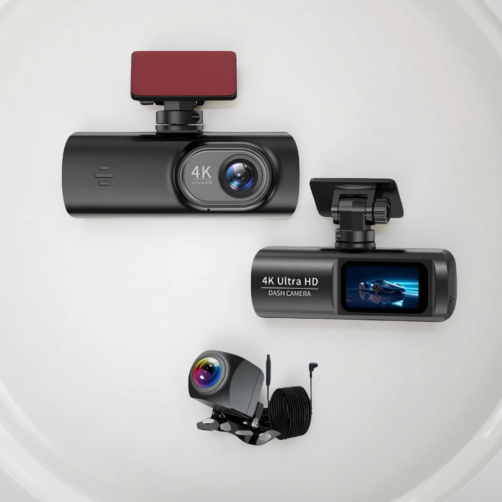 4K Ultra HD Dash Cam for Car with Night Vision & GPS Tracking | Compact Design for Reliable Coverage 0