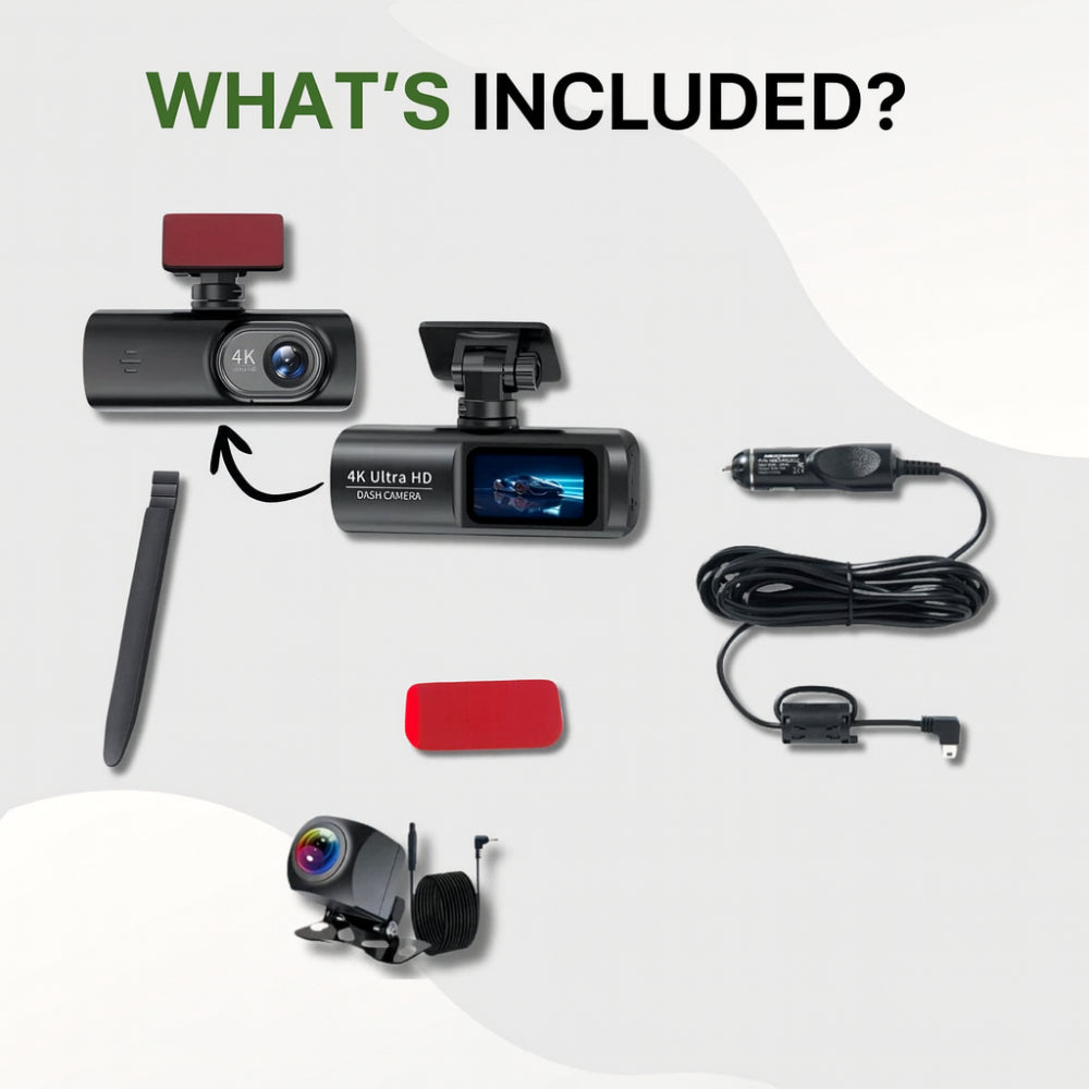 4K Ultra HD Dash Cam for Car with Night Vision & GPS Tracking | Compact Design for Reliable Coverage 5