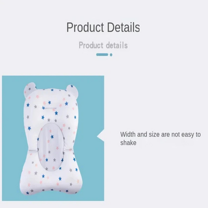 Baby Bath Seat Cushioned, Non Slip Infant Bathtub Seat – image 4