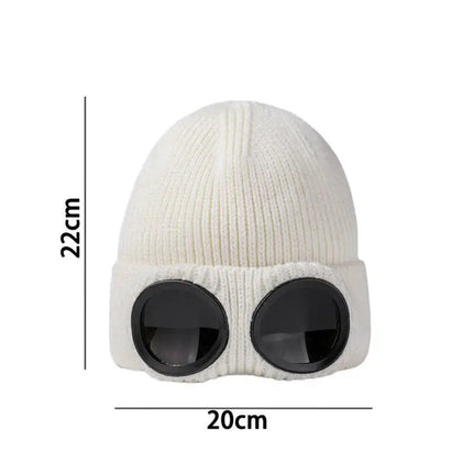 Beanies with Built In Goggles, Snow Hat and Winter Hats for Skiing – image 5