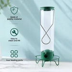 Tuzwa Squirrel-Proof Bird Feeder – Durable All-Weather Outdoor Wild Bird Feeder with Easy-Clean Tray