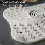 Tuzwa Shower Drain Hair Catcher – Spiral Anti-Clog Drain Cover with Suction Base, Easy-Clean TPR Strainer, 13cm