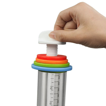 Adjustable Rolling Pin with Thickness Rings, Stainless Steel Rolling Pin for Baking – image 6