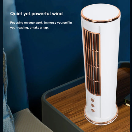 Portable Fan Bladeless Desktop with Remote Control, Cooling Fan USB
