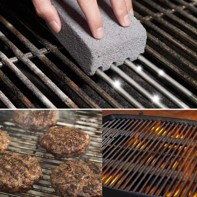 Grill Bricks for Cleaning, Pumice Stone BBQ Grill Cleaner