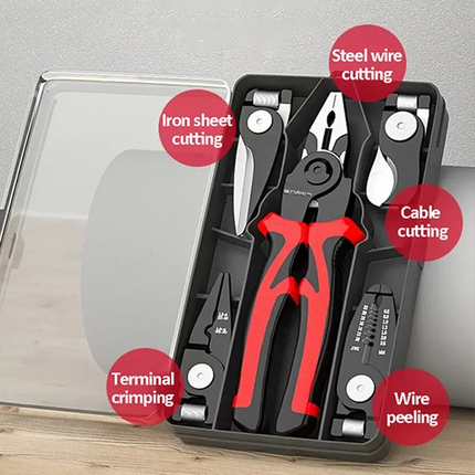 Wire Crimping Pliers Set 5 in 1, Wire Stripper
