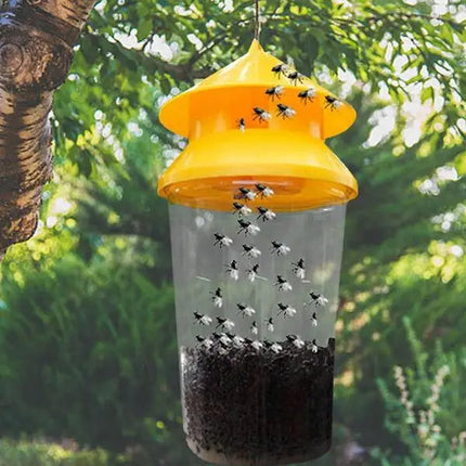 Fly Traps Hanging Reusable, Non Toxic Fly Catcher for Garden and Patio