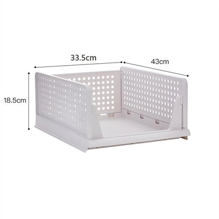 Closet Organizer Storage Bins, Stackable Clear Storage Bins for Wardrobe – image 4