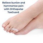 Tuzwa Adjustable Silicone Toe Spacers for Bunions & Hammertoes – Soft Reusable Toe Separators for Alignment, Cushioning & Comfort