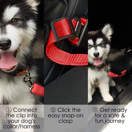 Dog Seat Belt, Adjustable Dog Safety Belt for Car – image 4