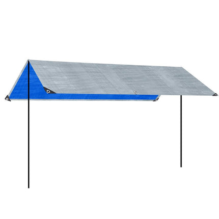 Waterproof Car Side Awning Pull Out Kit, PE Rooftop Canopy Sun Shade and Rain Shelter for SUV Truck and Van Camping, 2x3M 2.7x4M or 3x3M