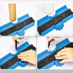 Tuzwa Contour Gauge Tool – 5 & 10 Inch Shape Duplicator Profile Gauge for Woodworking, Flooring, Tiling & Construction