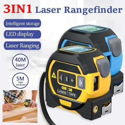 Laser Tape Measure 3 in 1, Digital Measuring Tape with Backlit LCD – image 4